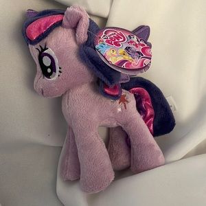 NWT 2013 Sm My Little Pony Twilight Sparkle Plush Toy Stuffy w Sparkle Wings